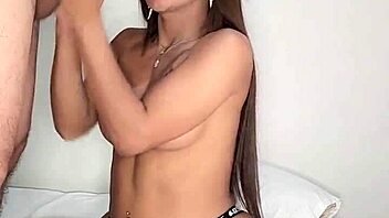 latina ladyboy demands cum or faces ball torment punishment