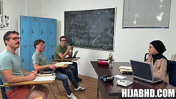 Classroom seduction leads to steamy milf threesome confessions