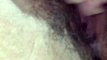 Ughh! Sexy Filipina Girlfriend Fingers Hairy Tight Pussy!