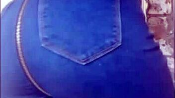 jeans feel so damn good sliding off for softcore solo sex tease!