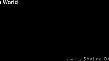 slutty bi babes shalina devine cara mella strap on poolside