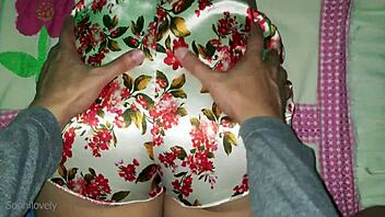 latina virgin tight pussy takes huge cock with panties aside homemade