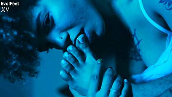 emilly shows off her sexy pretty feet barefoot nylon fetish closeup 😍👣