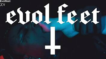 Strap-on peggin meets foot worship in fetish frenzy