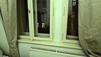 Horny neighbor milf masturbates big ass on couch in full homemade video