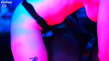 Strap-on peggin meets foot worship in fetish frenzy