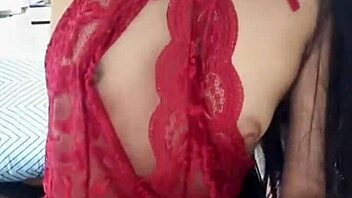 lucky subscriber cums on sexy small tits dress