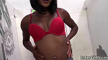 karma may kneels for glory hole stranger