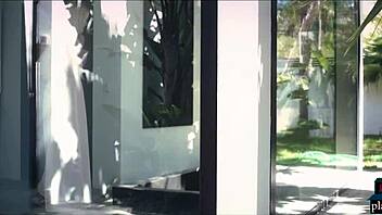 hey check out this busty blonde milf housewife banging the gardener hard outdoors in the garden