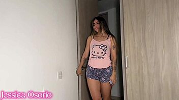 hot colombian photo shoot turns into wild creampie fuck!