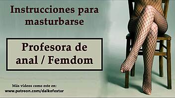 Spanish Anal JOI Femdom Hypnosis Handsfree Bliss