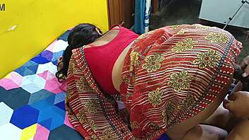 wanna see this desi bride get bent over fucked rough doggy style?