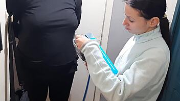 i thanked the hot russian delivery girl with dirty talk lesbian pussy licking and wild orgasms 😏💦