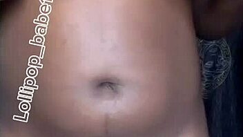 sexy black babe horny dancing after smoking hot ass shake