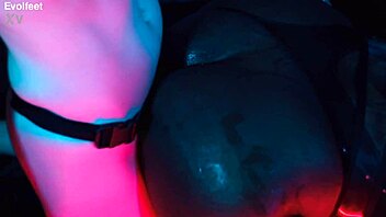 Strap-on peggin meets foot worship in fetish frenzy