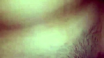 asian hottie takes massive cumshot all over her hairy belly