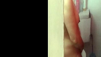 who wouldn't spy on this colombian babe's huge tits in the shower? more coming!