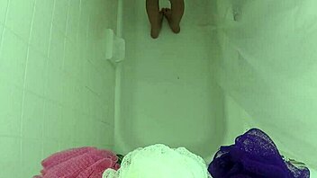 Skinny asian slut chokes on cock in pool pov gagging