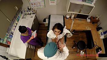 tampa uni nurse kitty catherine probes during physical exam