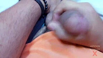 huge creamy cumshot explodes in close-up bodybuilder stroke session