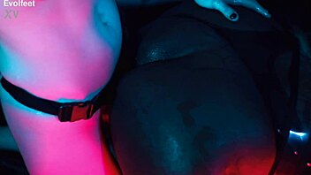 Strap-on peggin meets foot worship in fetish frenzy