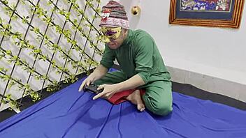 Demanding milf bent over fucked hard by bandit on Christmas shopping trip