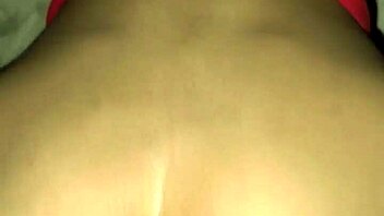 sneaking quick rough creampie into her gaping ass