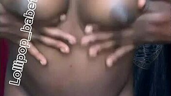 sexy black babe horny dancing after smoking hot ass shake