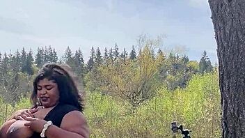 Public quickie milf moans on big black cock