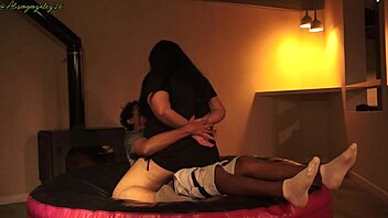chubby amateur wrestling turns into hardcore interracial cock accident