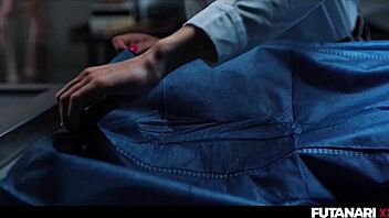 Trans Futa Cock Creampies Tiffany at Morgue!