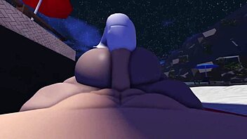 Roblox Slut Bent Over for Beach Public Pounding~