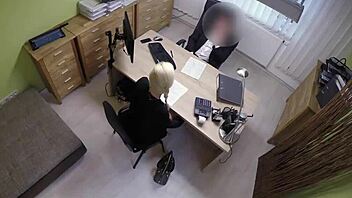 naughty czech teen agent fucks hard in loan4k office casting