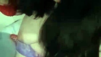 curvy latina teases her soft saggy tits solo