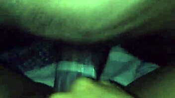 wet creamy ebony pussy stretched by throbbing bbc relentlessly