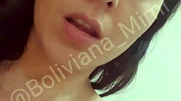 mimi fingers her latina pussy publicly in the laundry without panties outdoors