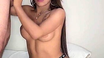 latina ladyboy demands cum or faces ball torment punishment