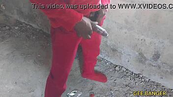 African Muscular Ebony Couple Hardcore Christmas Fuck