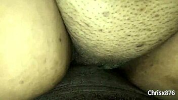 amateur ebony bbw rides bbc cowgirl closeup