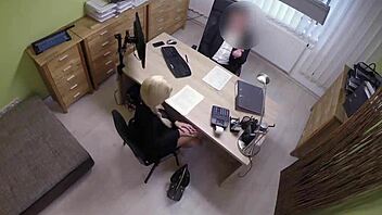 naughty czech teen agent fucks hard in loan4k office casting