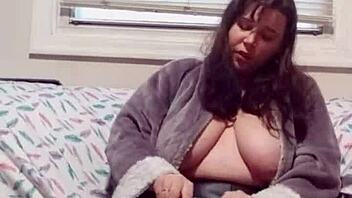 Unboxing Wet Anal Toys for Chubby Tits Tease