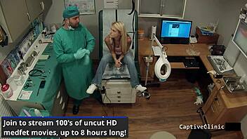 Lesbian torment in clinics of america with hope harper backstage