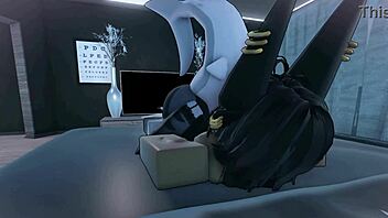 shark explores creative roblox world with fun twists