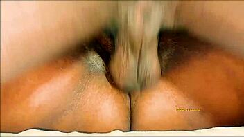 Naughty BBW Santa Wife Rides Big Black Cock Dripping Wet in Hardcore Quickie Fun