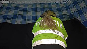 Blonde Police Officer’s Perfect ASS POUNDED Doggy At Work