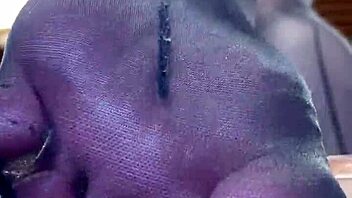 Goddess Long Legs Big Ass Black Pantyhose Tease