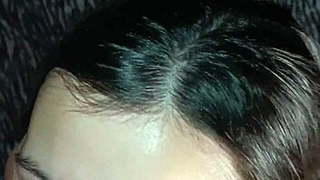 nighttime face fuck and deep suck before bed with cute asian