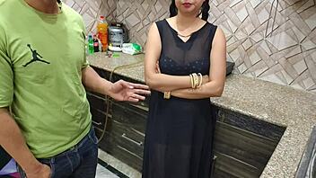 desi bhabhi gets kitchen fucked rough by devar's monster cock