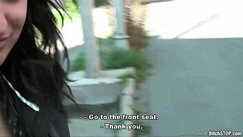 busty teen veronika craves outdoor hitchhiker hardcore pounding