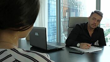 getting ready quick before rushing to work